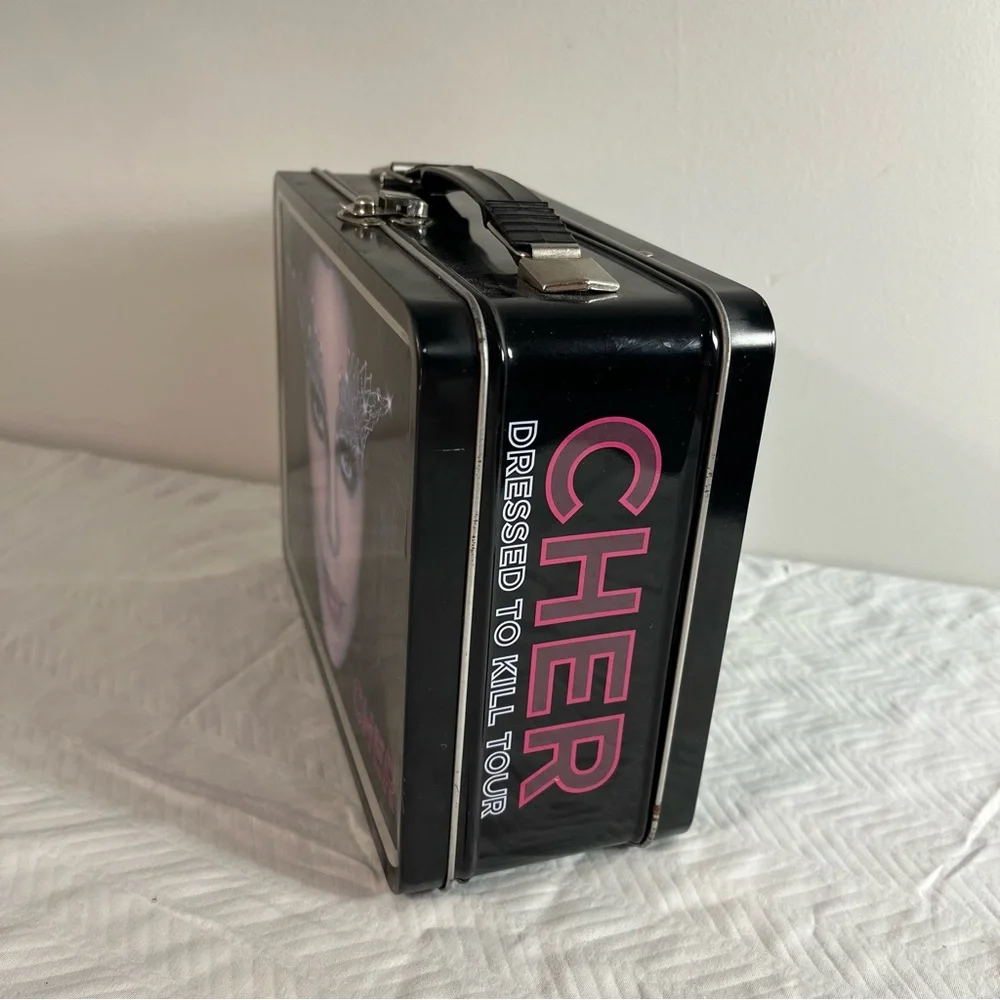 RARE Cher Metal Lunchbox Dressed To Kill Tour Merchandise